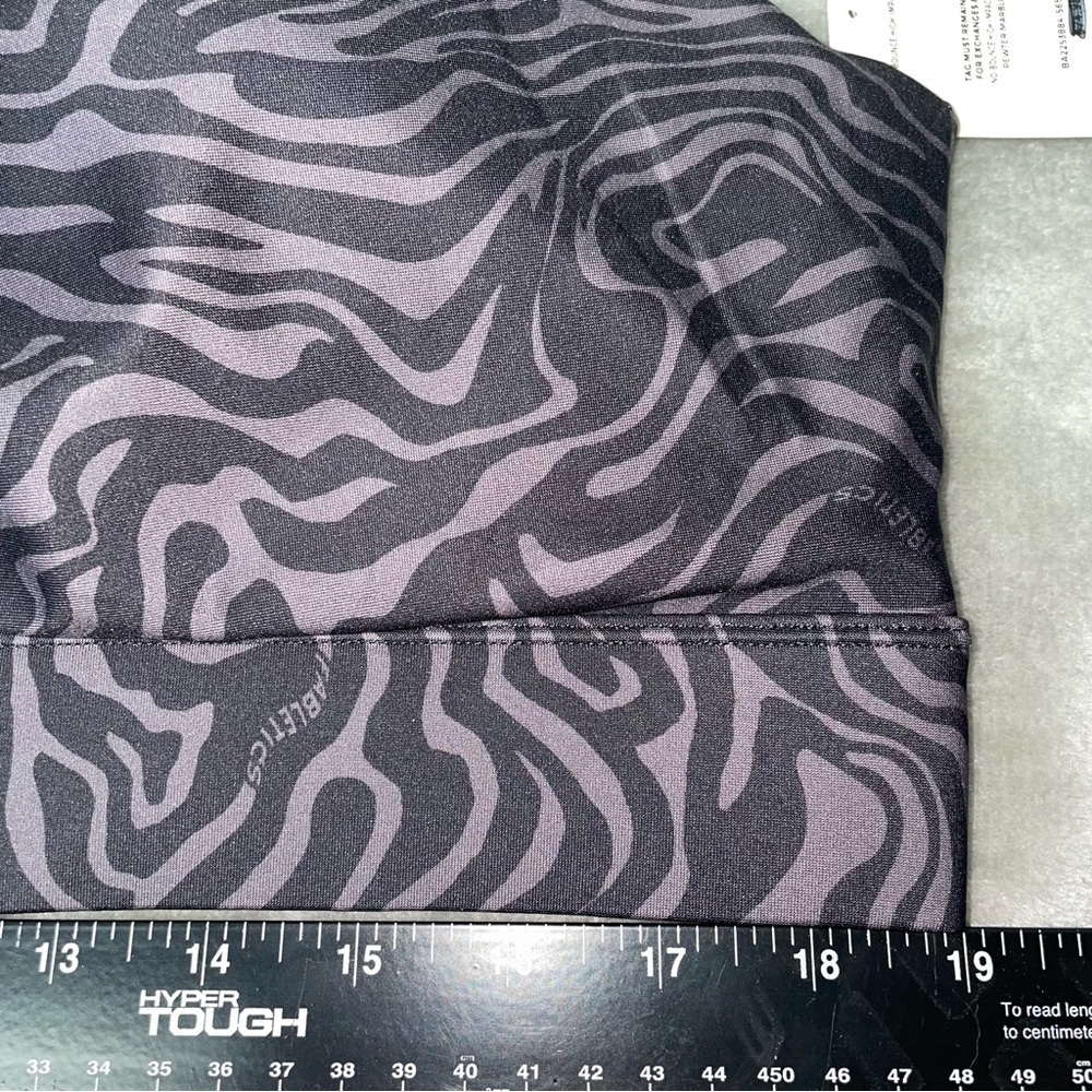 Fabletics High Impact No-Bounce Sports Bra 2X Pewter Marble Zebra NWT Plus Size - Picture 6 of 10